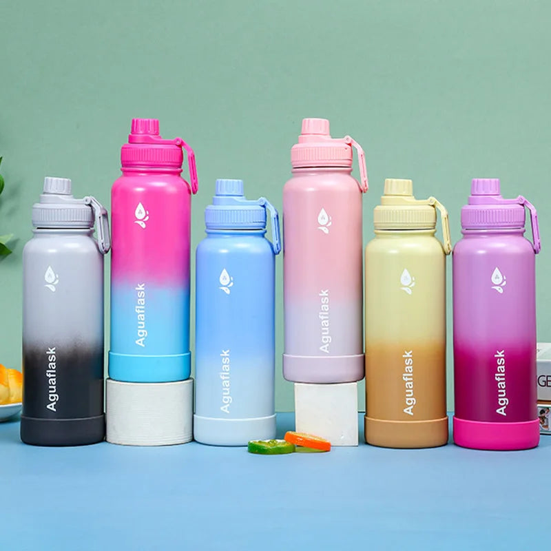 32oz Stainless Steel Vacuum Insulated Thermo Bottle | 1000ml Large Capacity Travel Mug