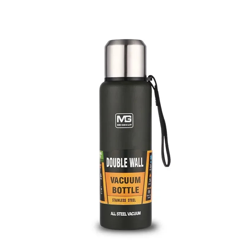 Upors Large Capacity Stainless Steel Vacuum Flask – 500ml to 1500ml