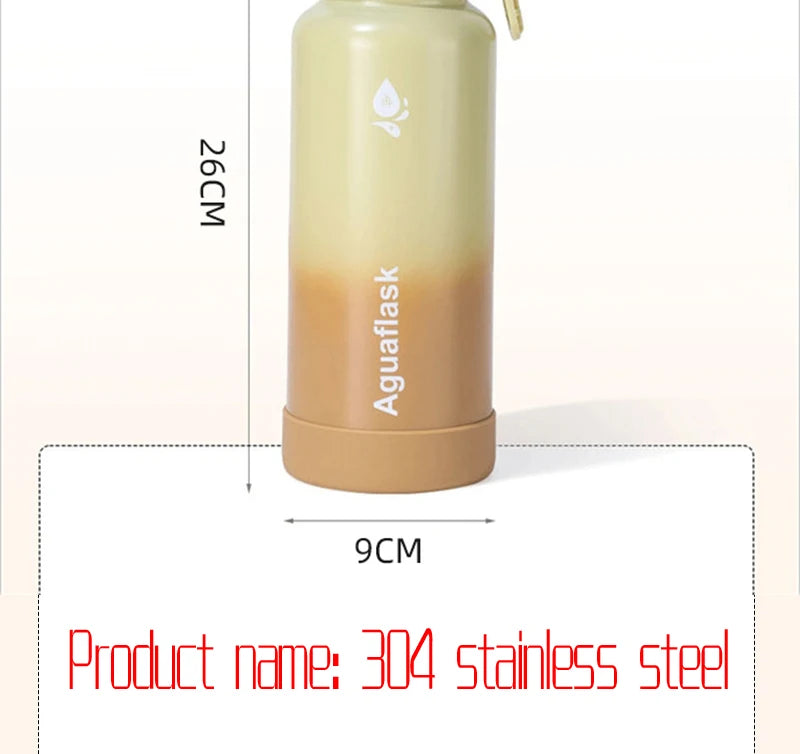 32oz Stainless Steel Vacuum Insulated Thermo Bottle | 1000ml Large Capacity Travel Mug
