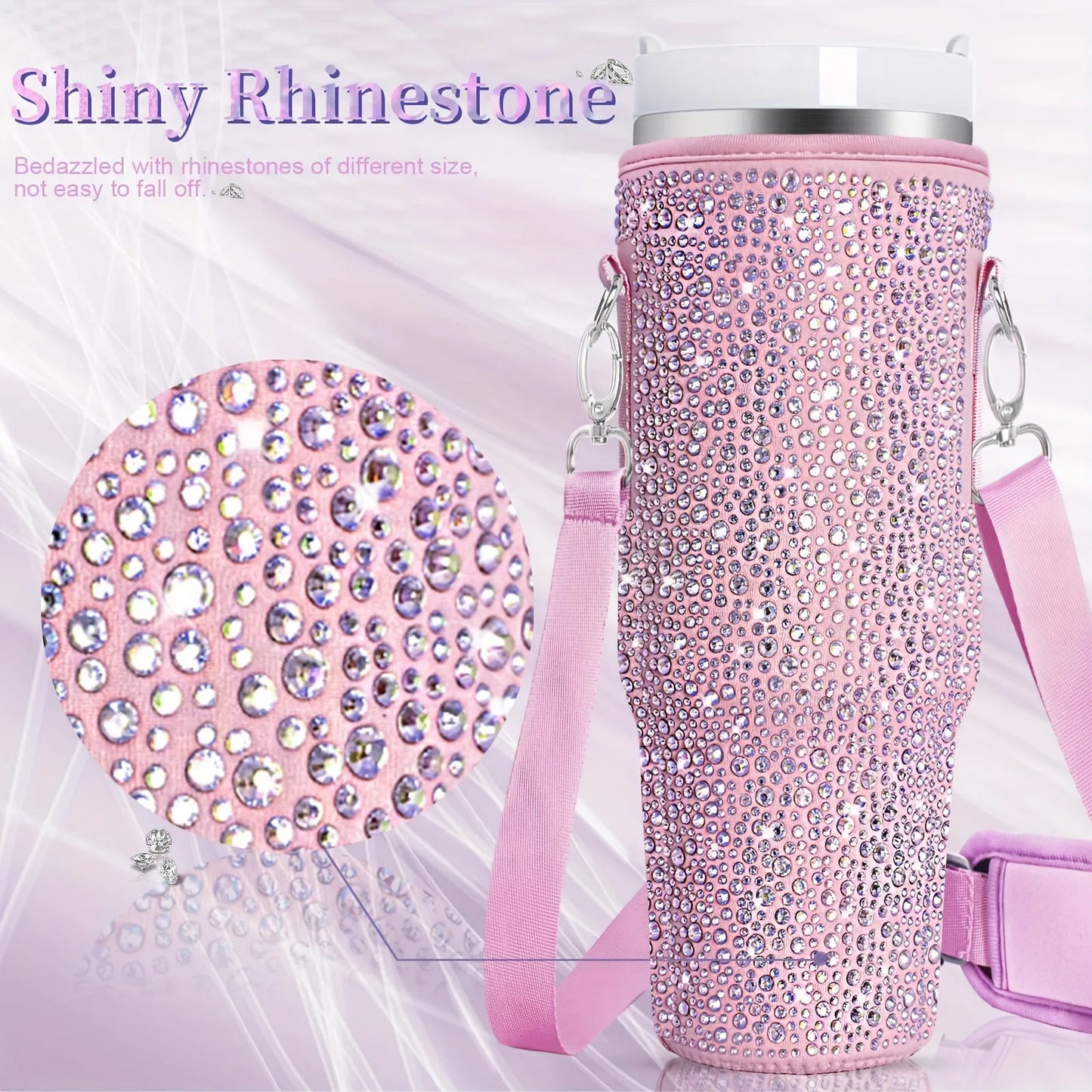 40oz Rhinestone Stanley Sleeve