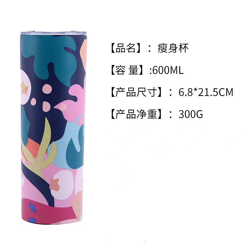 PopArt Stainless Steel Bottle - Insulated Color Splash
