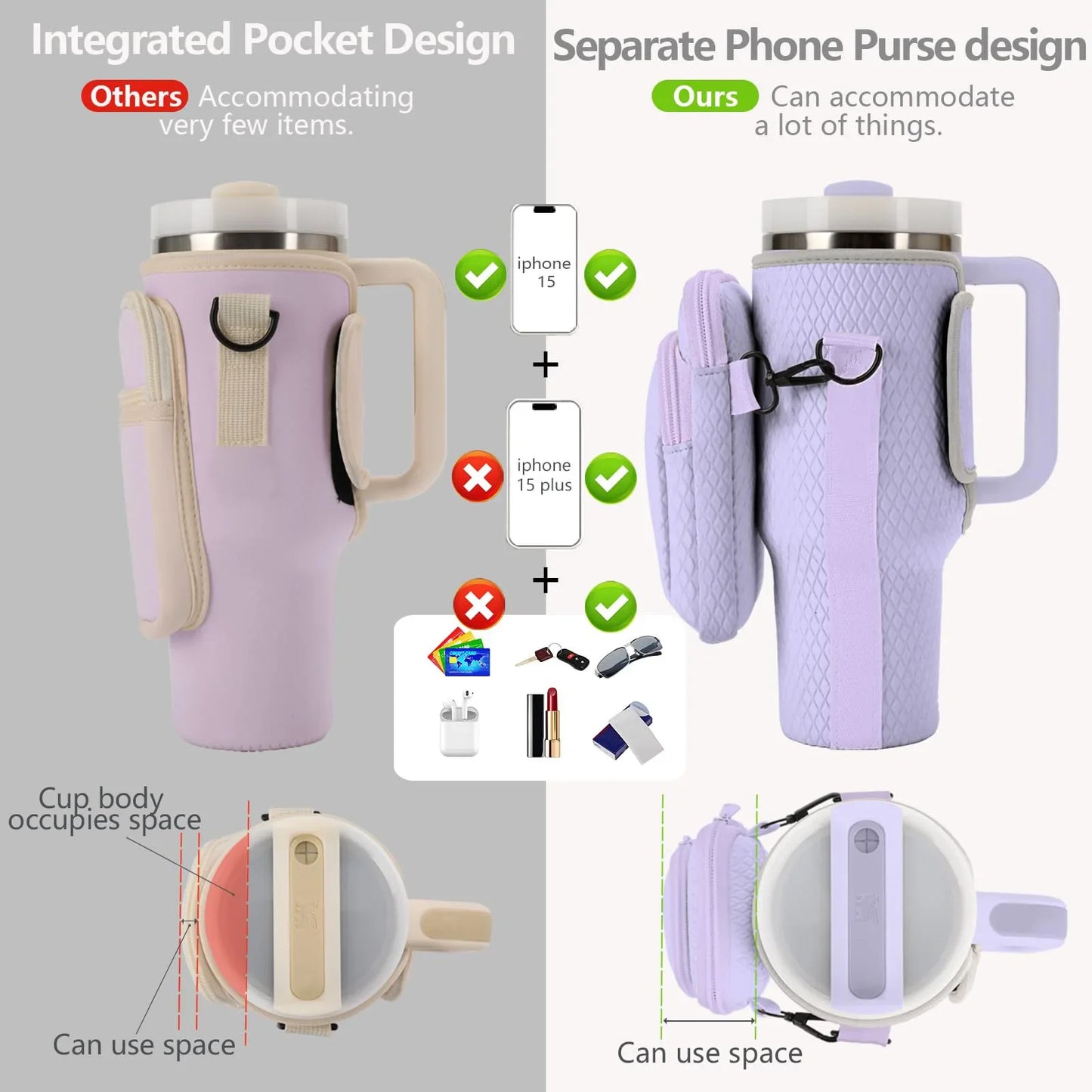 Flex Pocket Bottle Bag - Stanley 30/40oz Fit