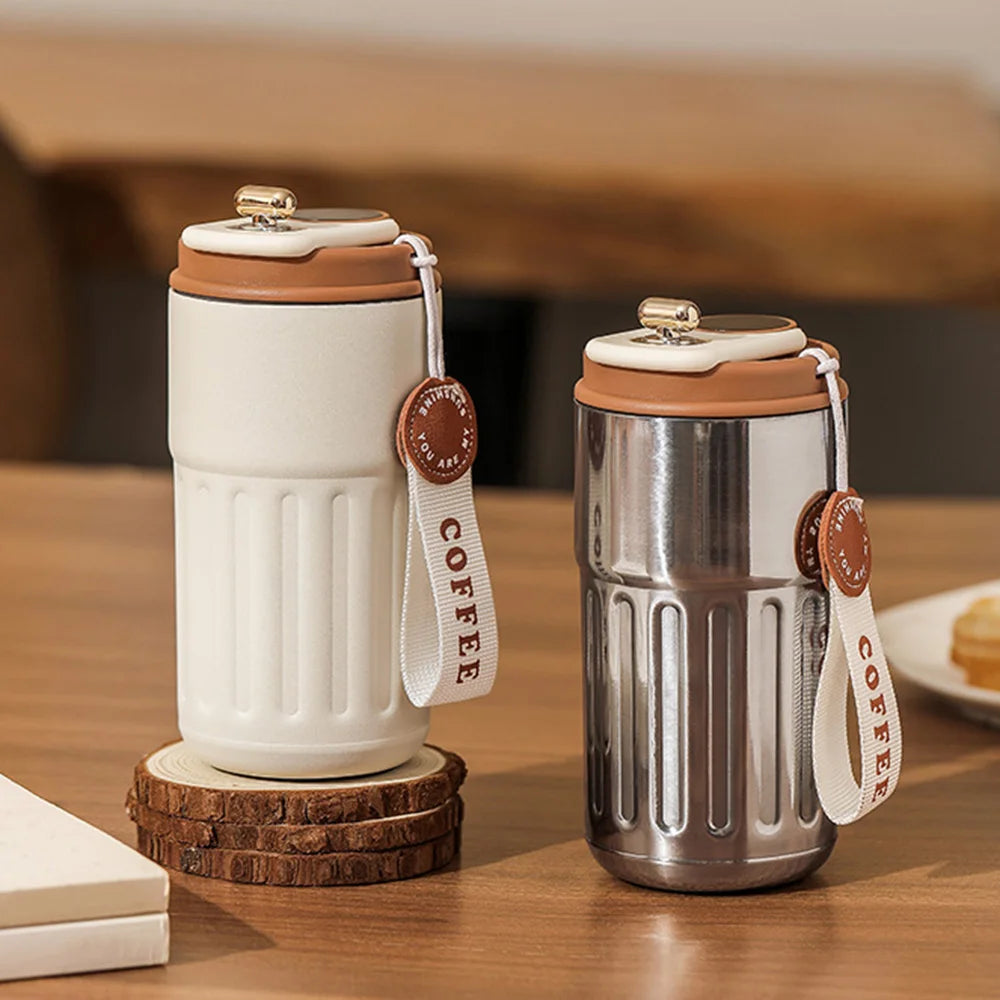 Smart LED Thermos Tumbler – 316 Stainless Steel Coffee Flask with Temperature Display | Mom’s Favorite Tumbler