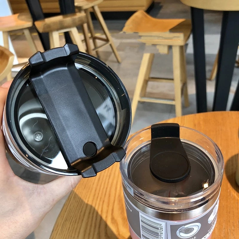 Modern Thermal Tumbler – 600/900ml Stainless Steel Double Wall Coffee Cup