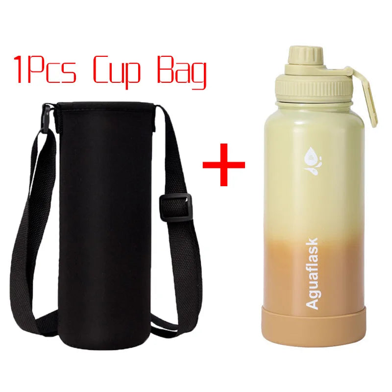 32oz Stainless Steel Vacuum Insulated Thermo Bottle | 1000ml Large Capacity Travel Mug