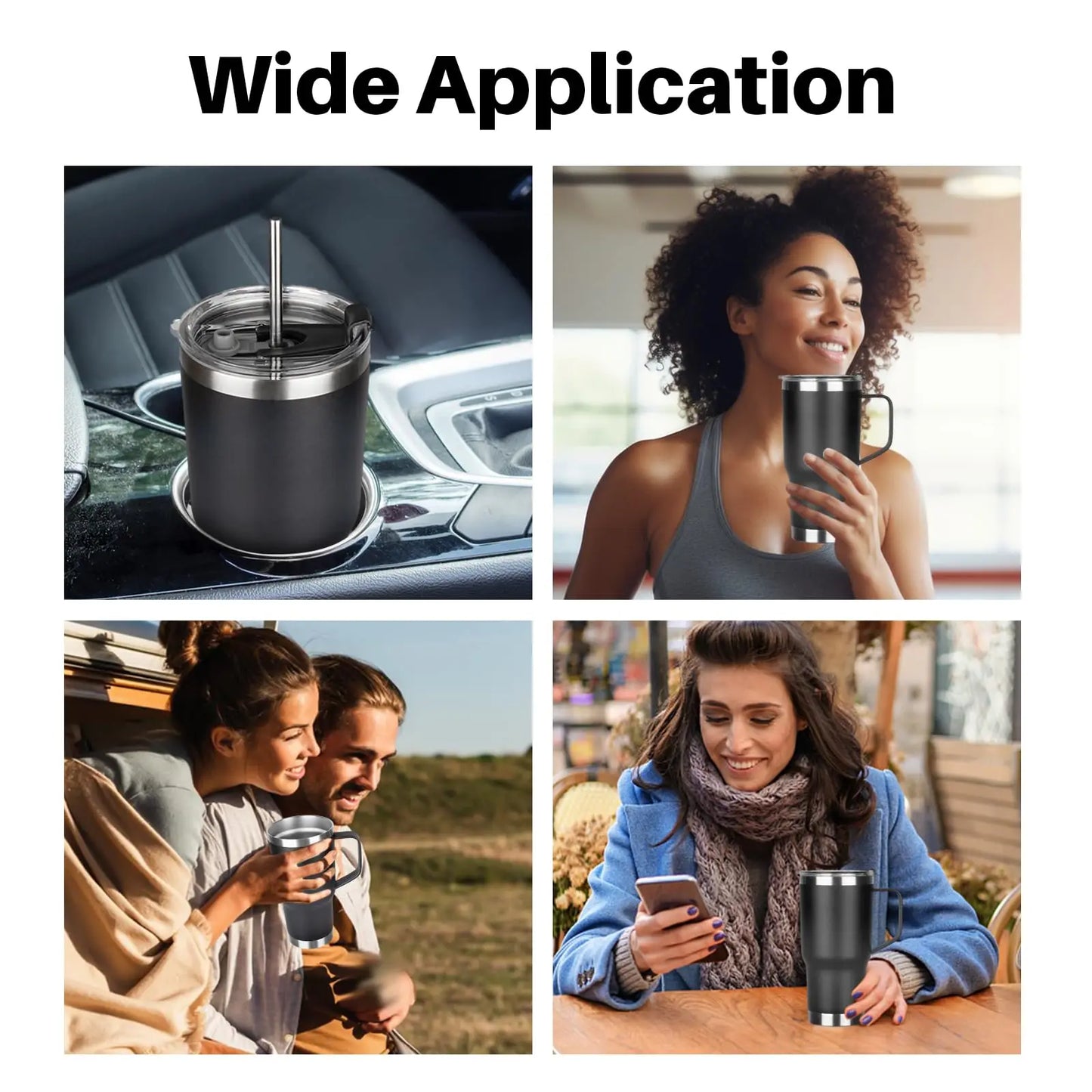 30oz Handle Travel Tumbler