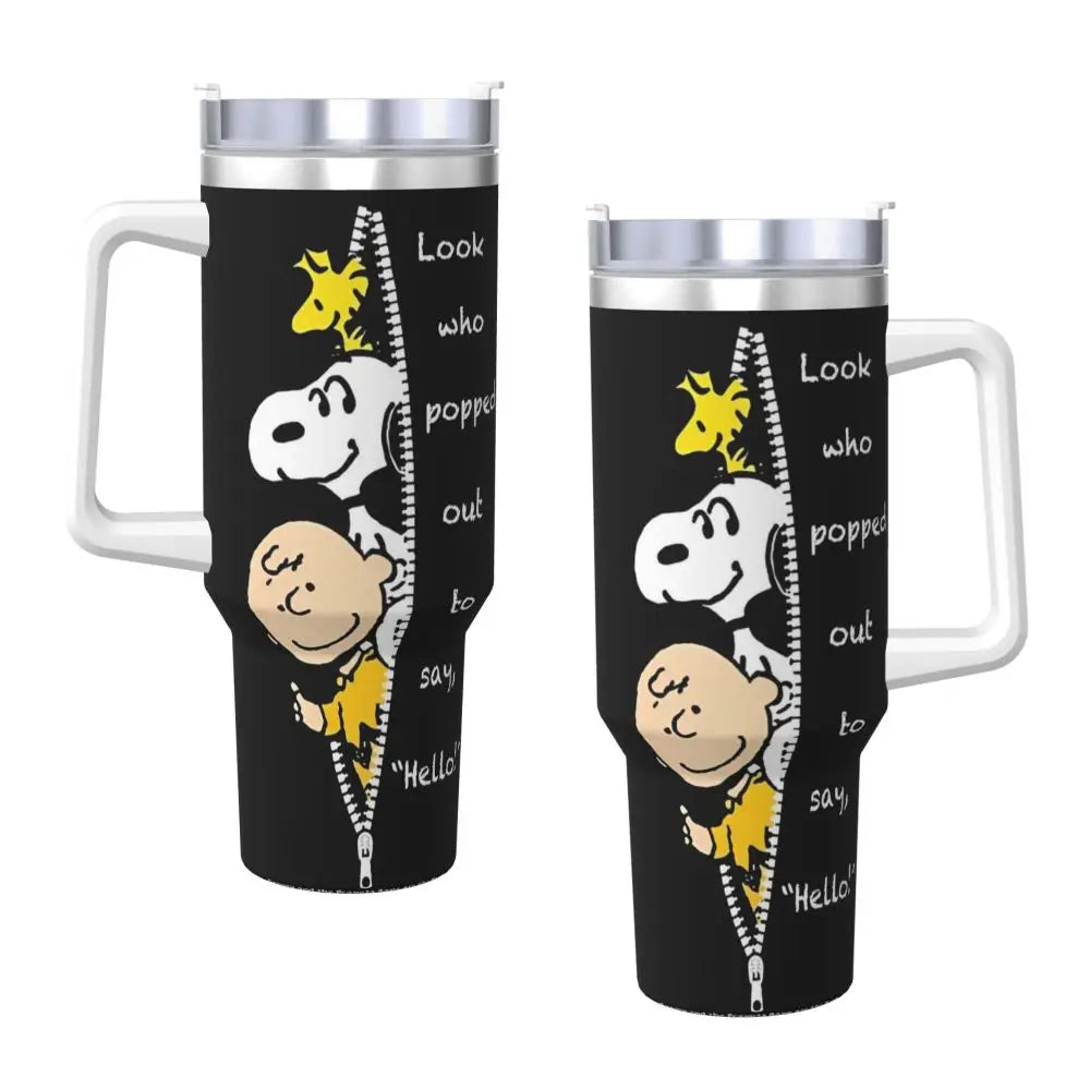Snoopy 40oz Stainless Travel Tumbler