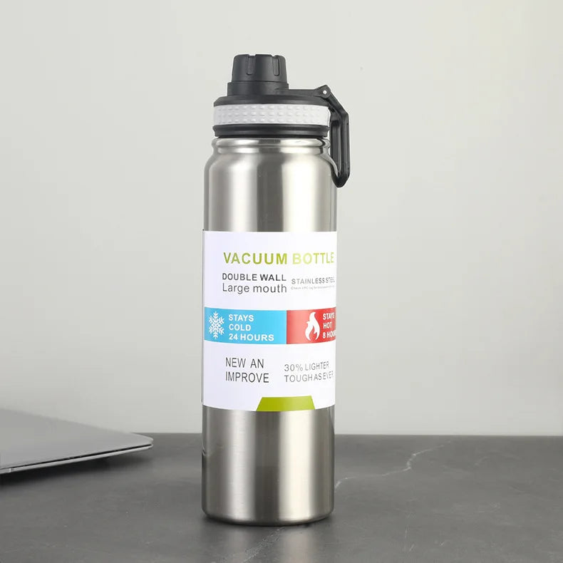 1000ml Stainless Steel Vacuum Flask | Hot & Cold Insulated Bottle