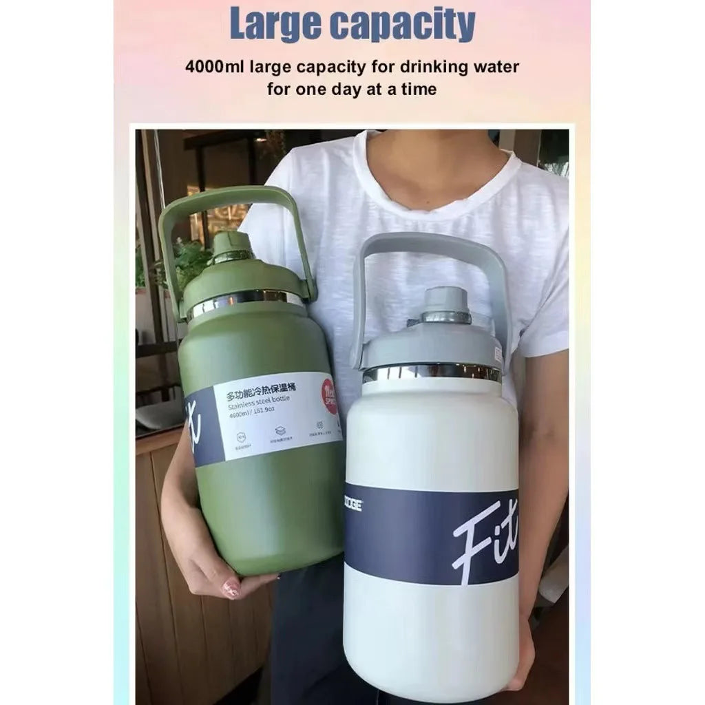Fit Series Large Capacity Stainless Steel Vacuum Bottle – Double Layer Insulated Water & Coffee Flask