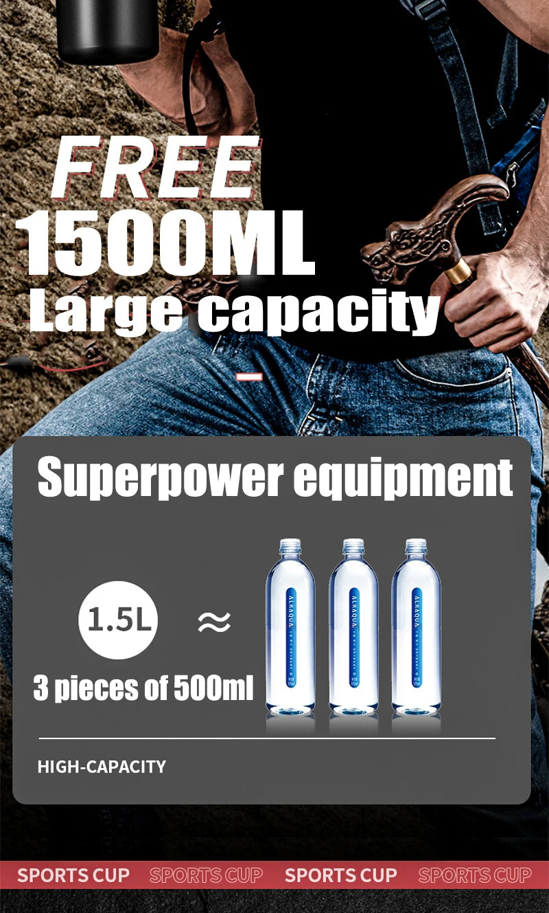 MaxHydro 1500ML Adventure Flask