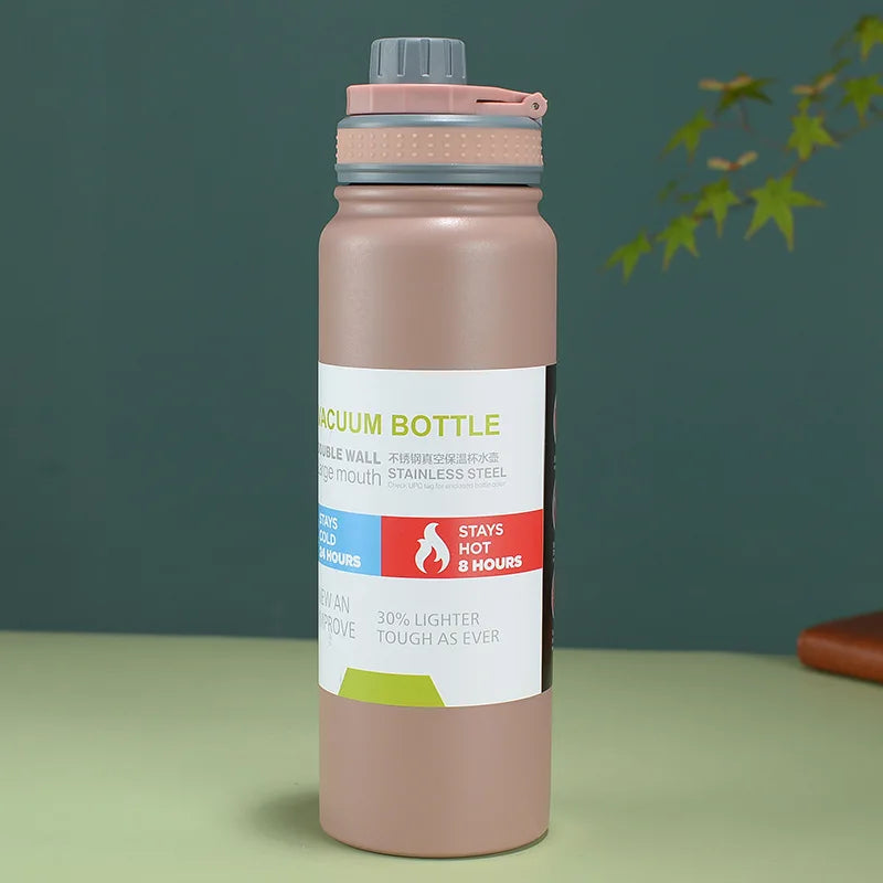1000ml Stainless Steel Vacuum Flask | Hot & Cold Insulated Bottle