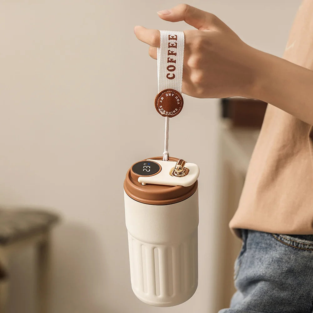 Smart LED Thermos Tumbler – 316 Stainless Steel Coffee Flask with Temperature Display | Mom’s Favorite Tumbler