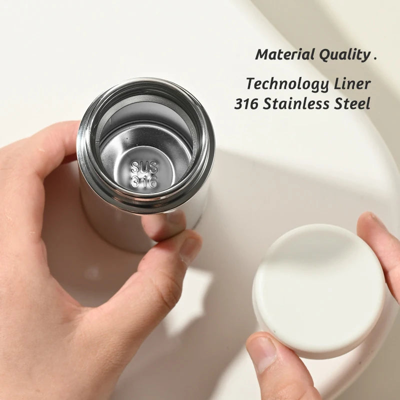 Mini 316 Stainless Steel Pocket Tumbler – 120ml Insulated Thermos Cup