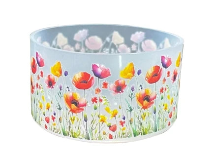 Charming Silicone Tumbler Sleeve – Sweet & Festive Protection for Moms