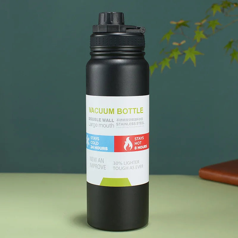 1000ml Stainless Steel Vacuum Flask | Hot & Cold Insulated Bottle