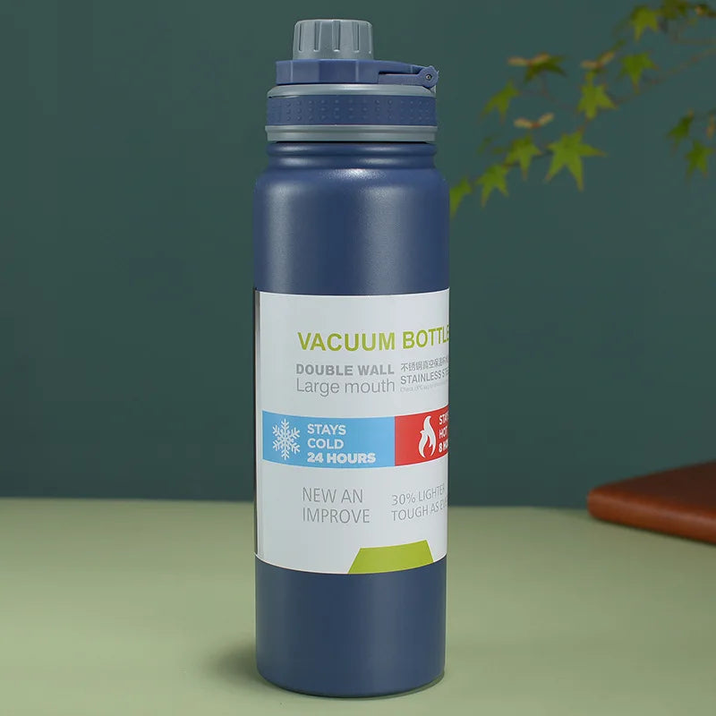 1000ml Stainless Steel Vacuum Flask | Hot & Cold Insulated Bottle