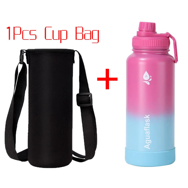 32oz Stainless Steel Vacuum Insulated Thermo Bottle | 1000ml Large Capacity Travel Mug