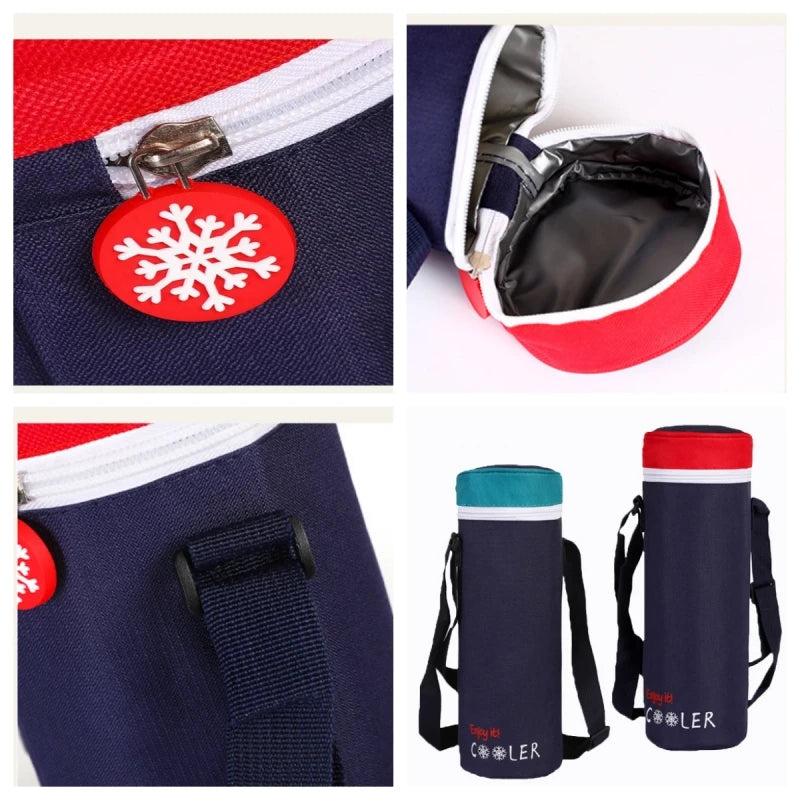 Universal Insulated Bottle Carrier Tote – Thermal Cooler Pouch