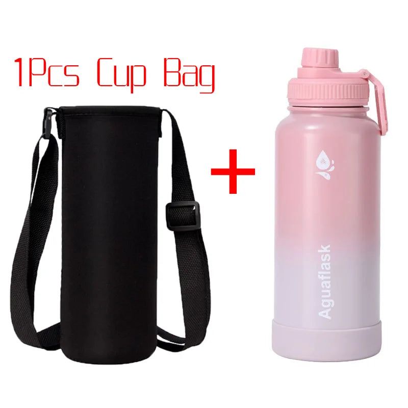 32oz Stainless Steel Vacuum Insulated Thermo Bottle | 1000ml Large Capacity Travel Mug