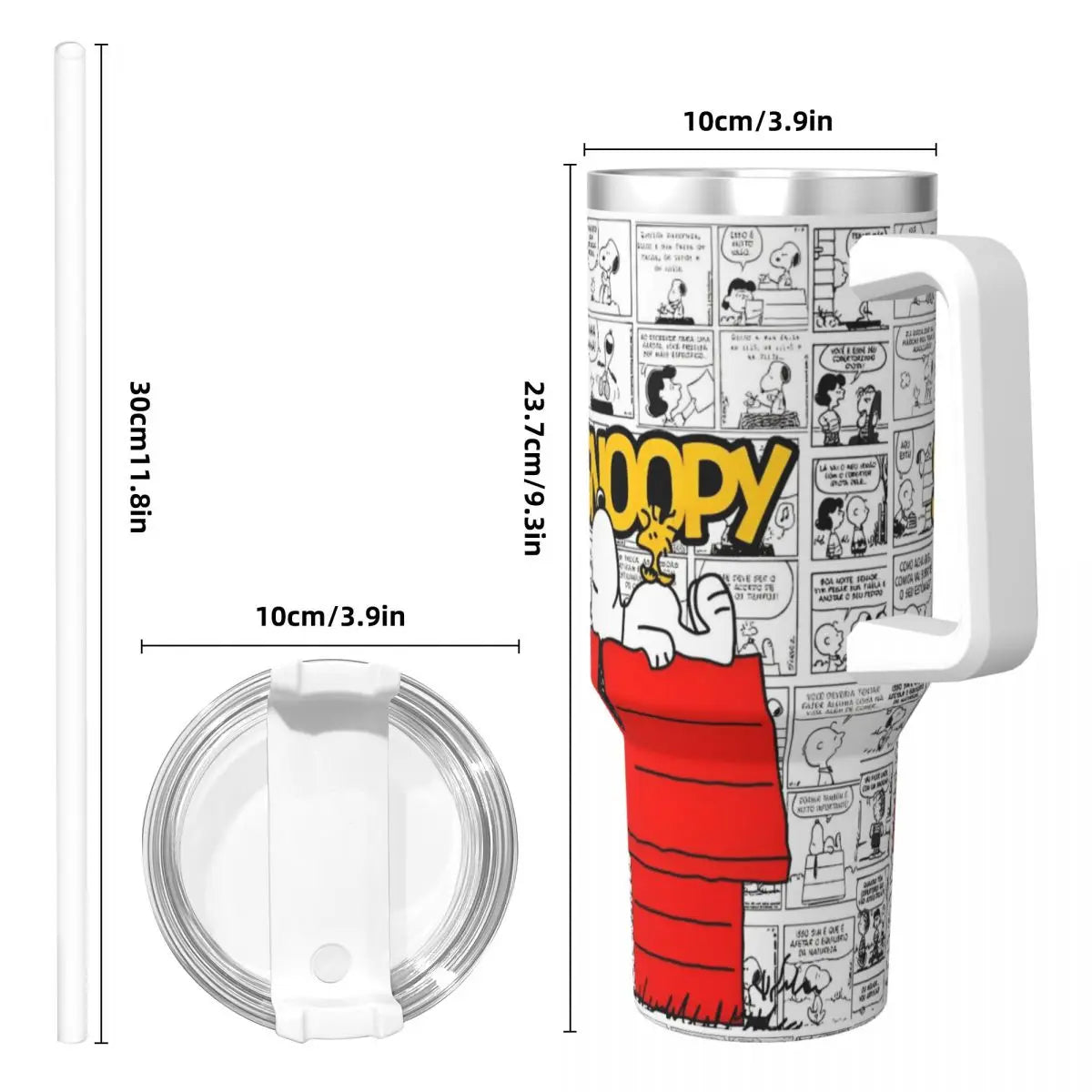 Snoopy 40oz Stainless Travel Tumbler