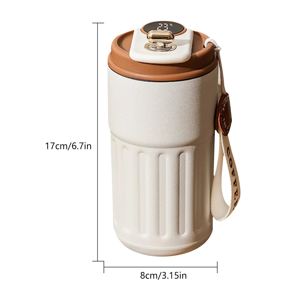 Smart LED Thermos Tumbler – 316 Stainless Steel Coffee Flask with Temperature Display | Mom’s Favorite Tumbler
