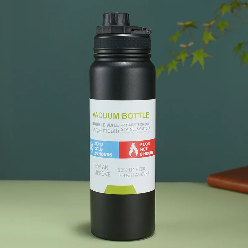1000ml Stainless Steel Vacuum Flask | Hot & Cold Insulated Bottle