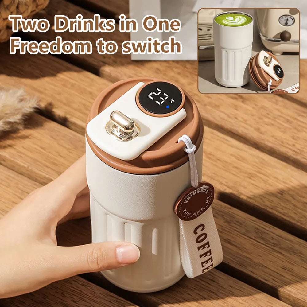 Smart LED Thermos Tumbler – 316 Stainless Steel Coffee Flask with Temperature Display | Mom’s Favorite Tumbler