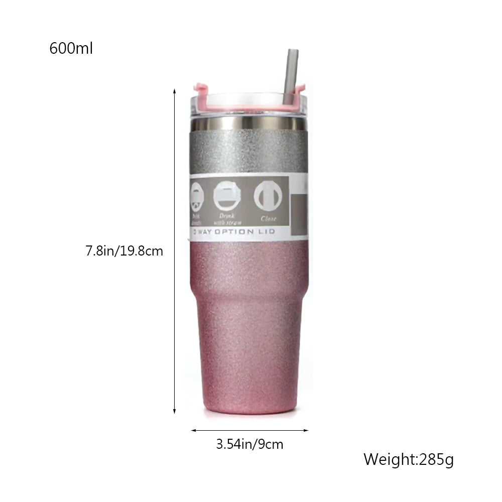 Modern Thermal Tumbler – 600/900ml Stainless Steel Double Wall Coffee Cup