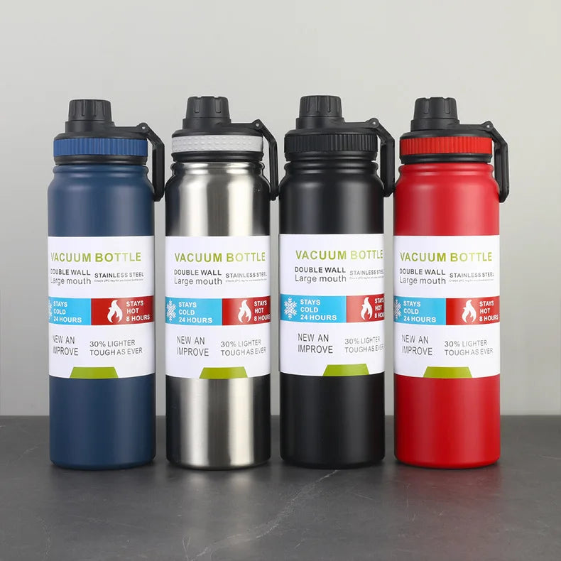 1000ml Stainless Steel Vacuum Flask | Hot & Cold Insulated Bottle
