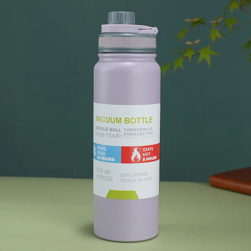 1000ml Stainless Steel Vacuum Flask | Hot & Cold Insulated Bottle