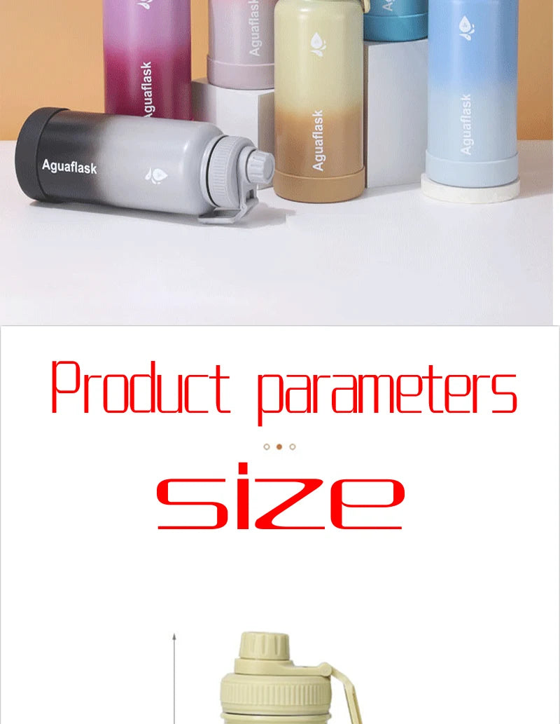 32oz Stainless Steel Vacuum Insulated Thermo Bottle | 1000ml Large Capacity Travel Mug