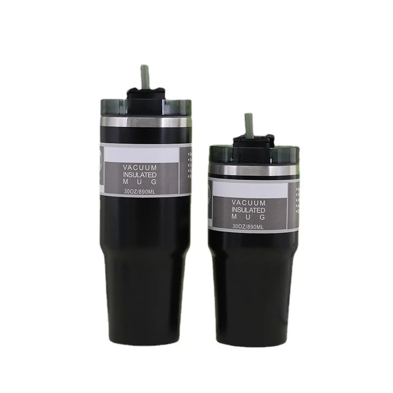 Modern Thermal Tumbler – 600/900ml Stainless Steel Double Wall Coffee Cup