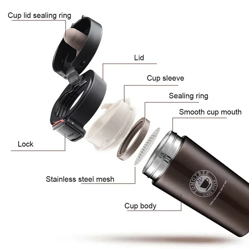 Premium 500ml Double Wall 304 Stainless Steel Vacuum Thermos Mug