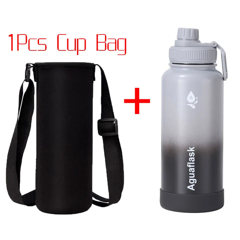 32oz Stainless Steel Vacuum Insulated Thermo Bottle | 1000ml Large Capacity Travel Mug