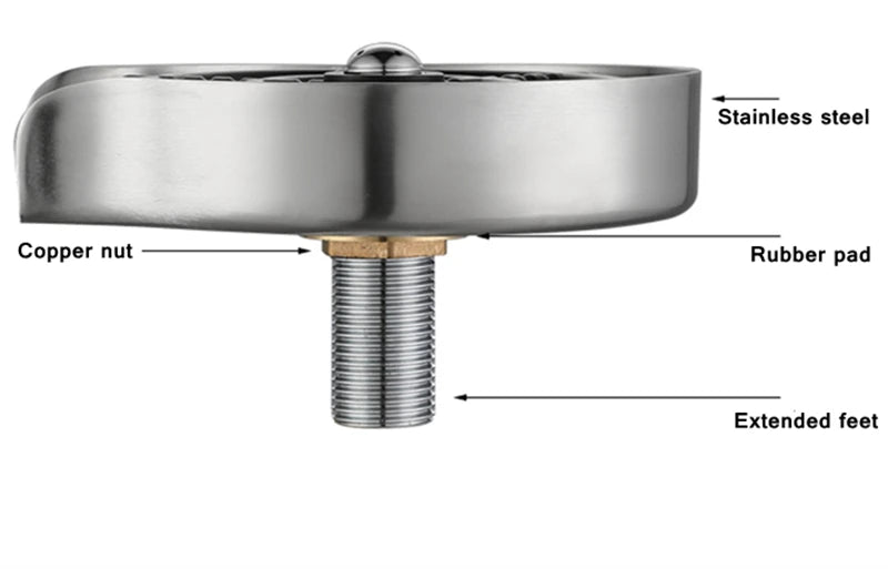 Mom’s Kitchen Cup Rinser – Stainless Steel Glass Washer for Sink
