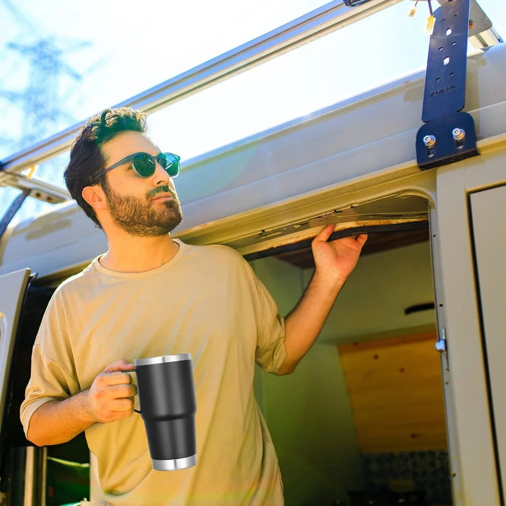 30oz Handle Travel Tumbler