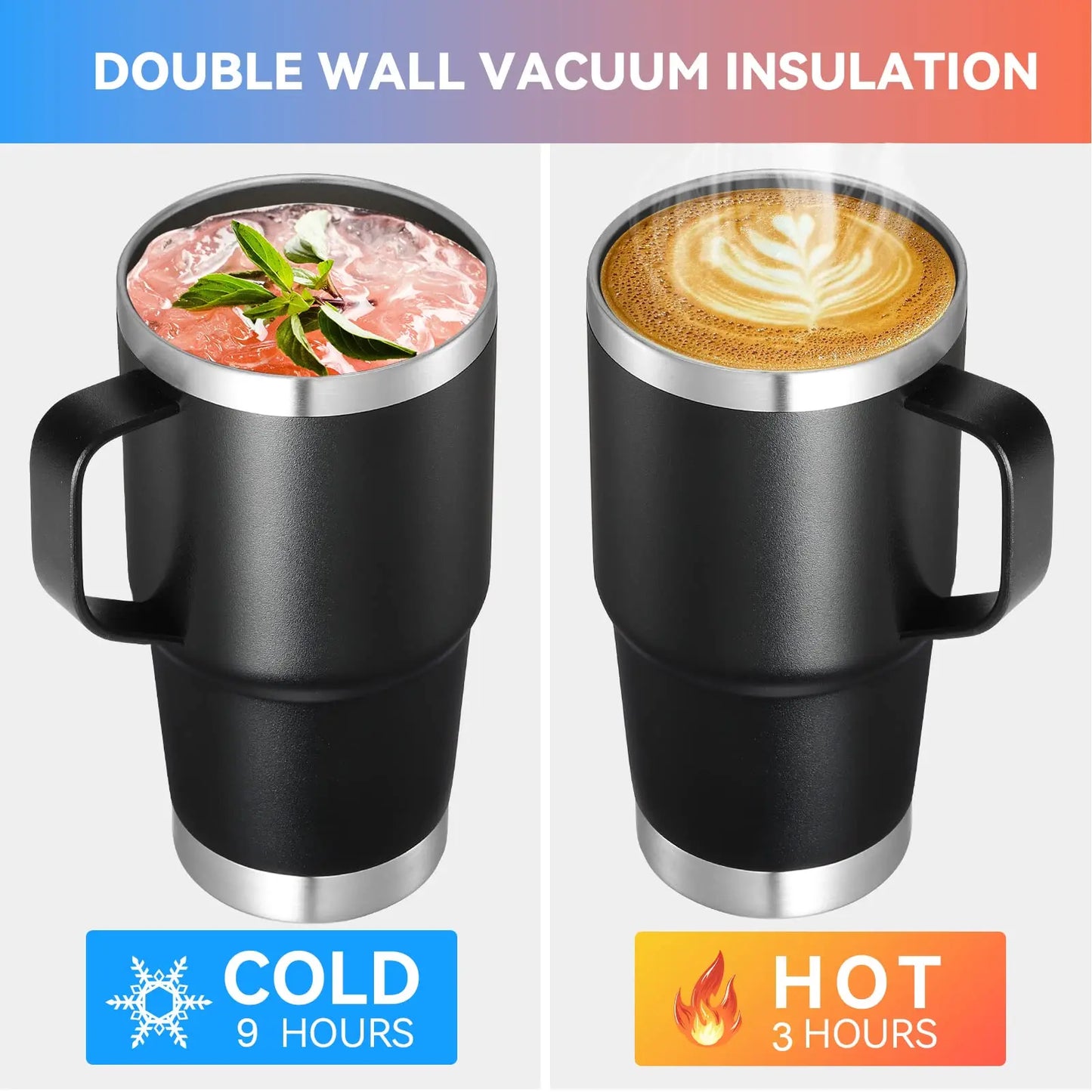 30oz Handle Travel Tumbler