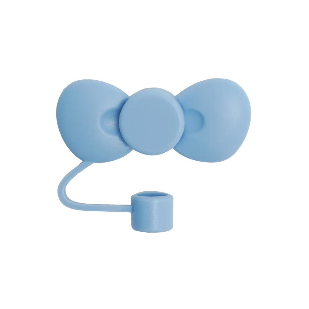 Bow Straw Cap – Cute Dustproof Silicone Cover for Stanley 30/40oz Tumbler
