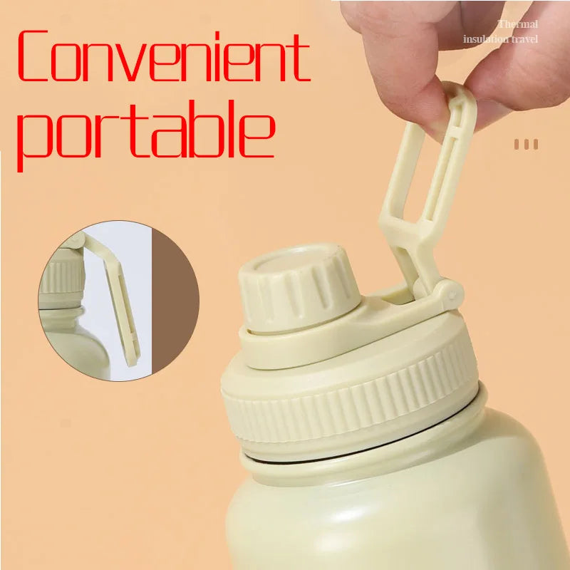 32oz Stainless Steel Vacuum Insulated Thermo Bottle | 1000ml Large Capacity Travel Mug