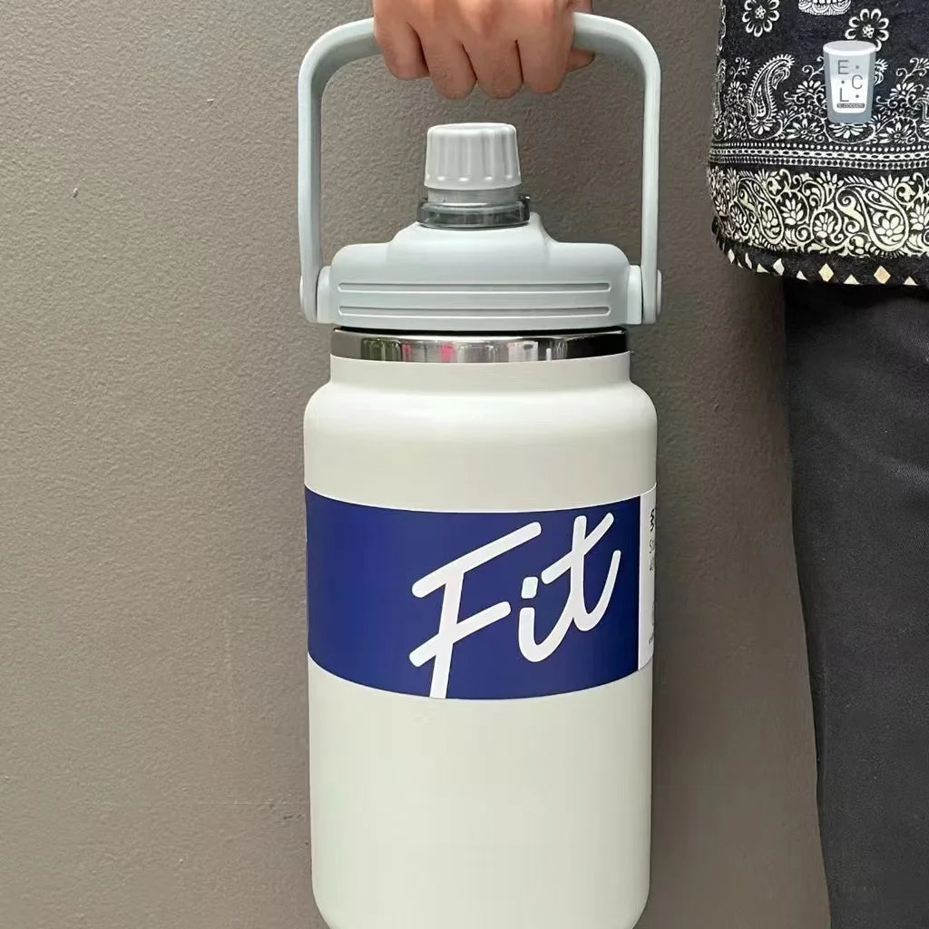 Fit Series Large Capacity Stainless Steel Vacuum Bottle – Double Layer Insulated Water & Coffee Flask