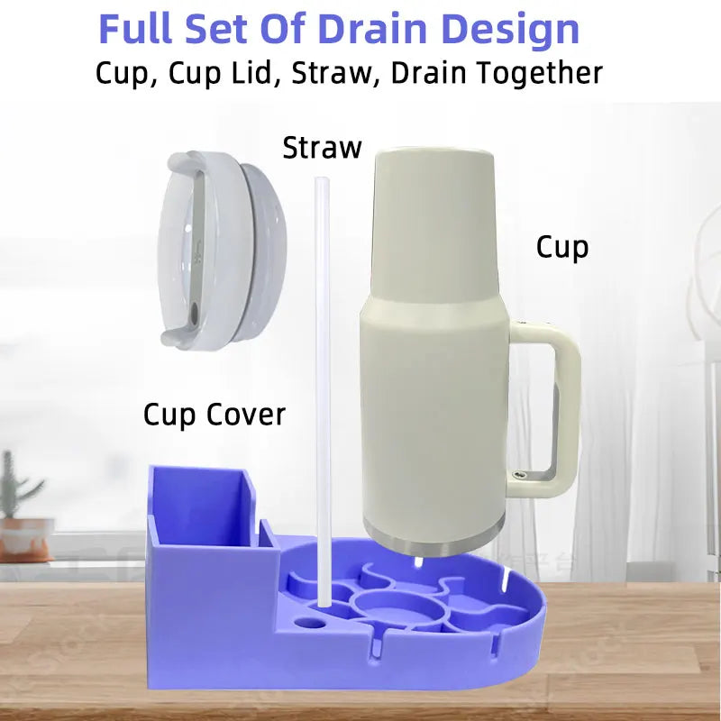 Tumbler Drying Rack Station