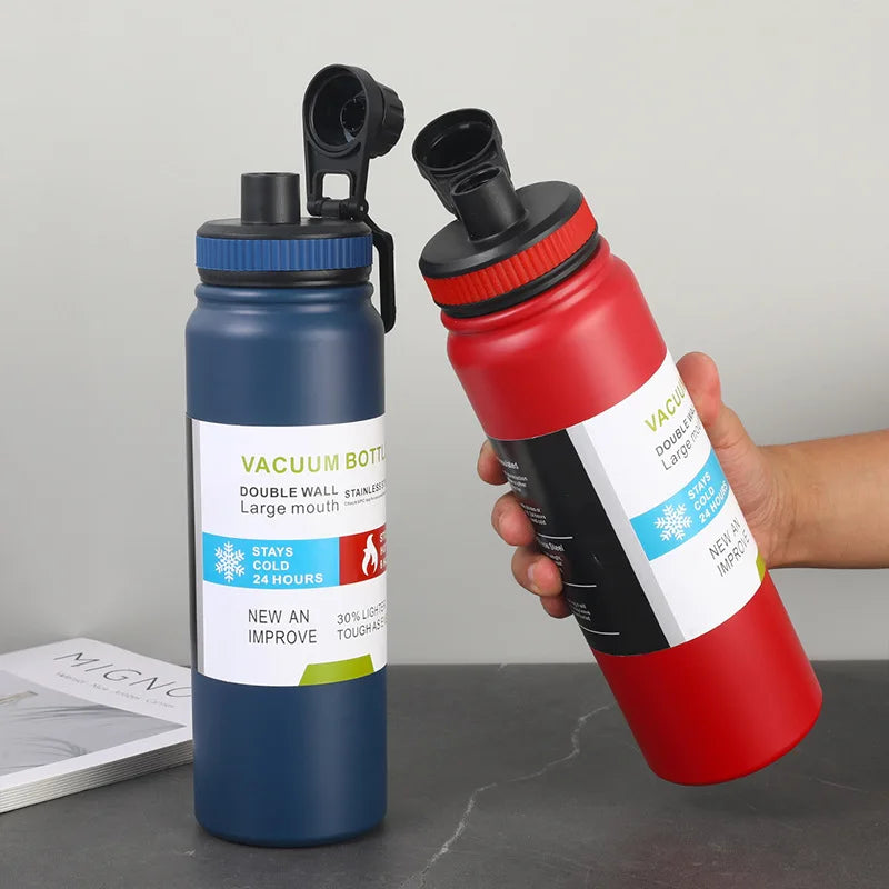 1000ml Stainless Steel Vacuum Flask | Hot & Cold Insulated Bottle
