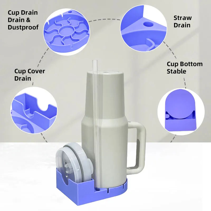 Tumbler Drying Rack Station