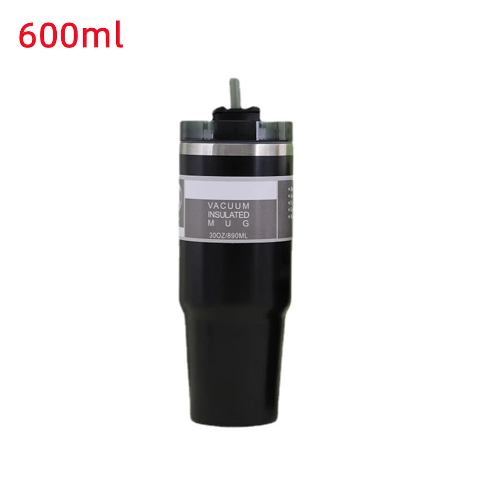 Modern Thermal Tumbler – 600/900ml Stainless Steel Double Wall Coffee Cup