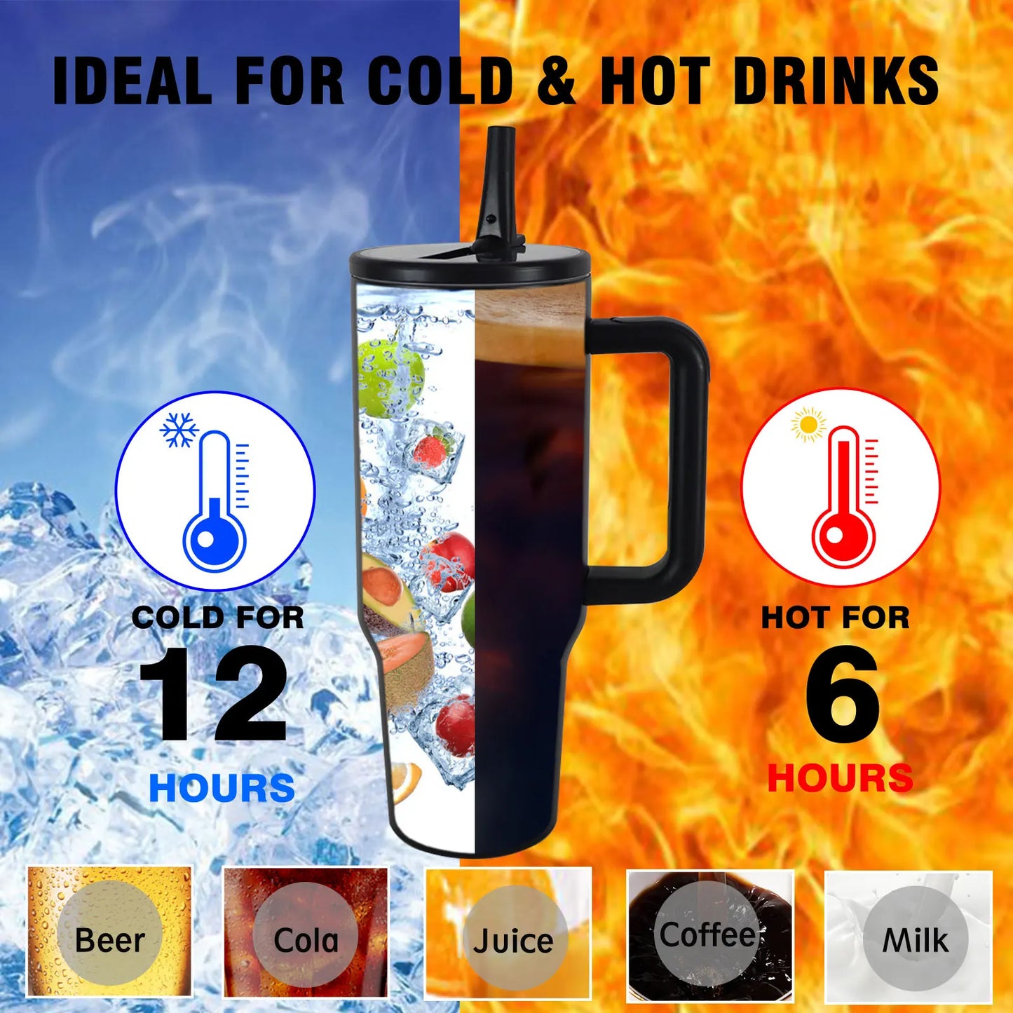 ChillSip 40oz Tumbler – Ice-Cold or Steamy Hot!