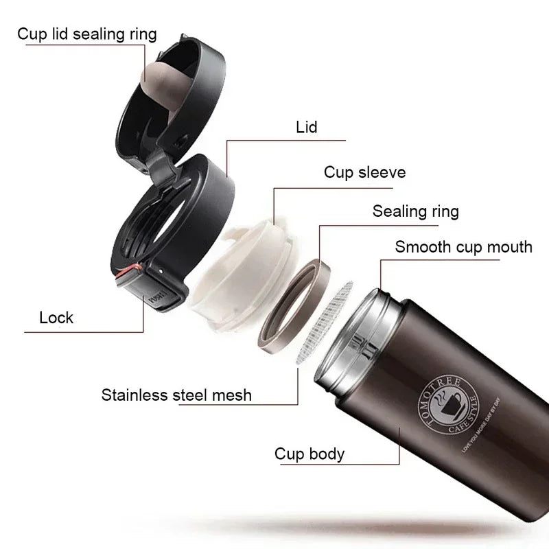 Premium 500ml Double Wall 304 Stainless Steel Vacuum Thermos Mug