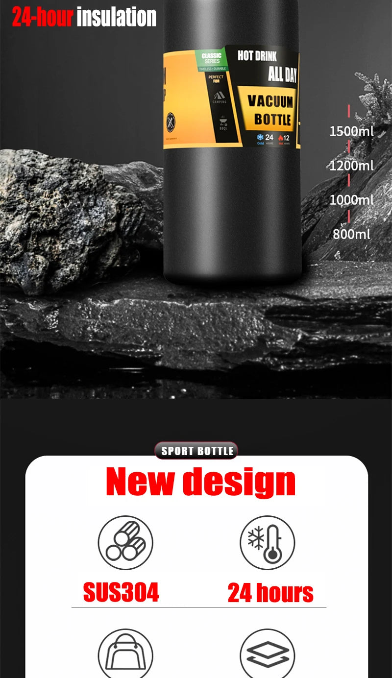MaxHydro 1500ML Adventure Flask