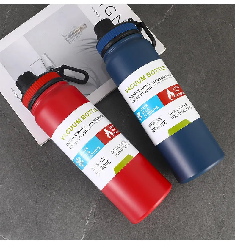 1000ml Stainless Steel Vacuum Flask | Hot & Cold Insulated Bottle