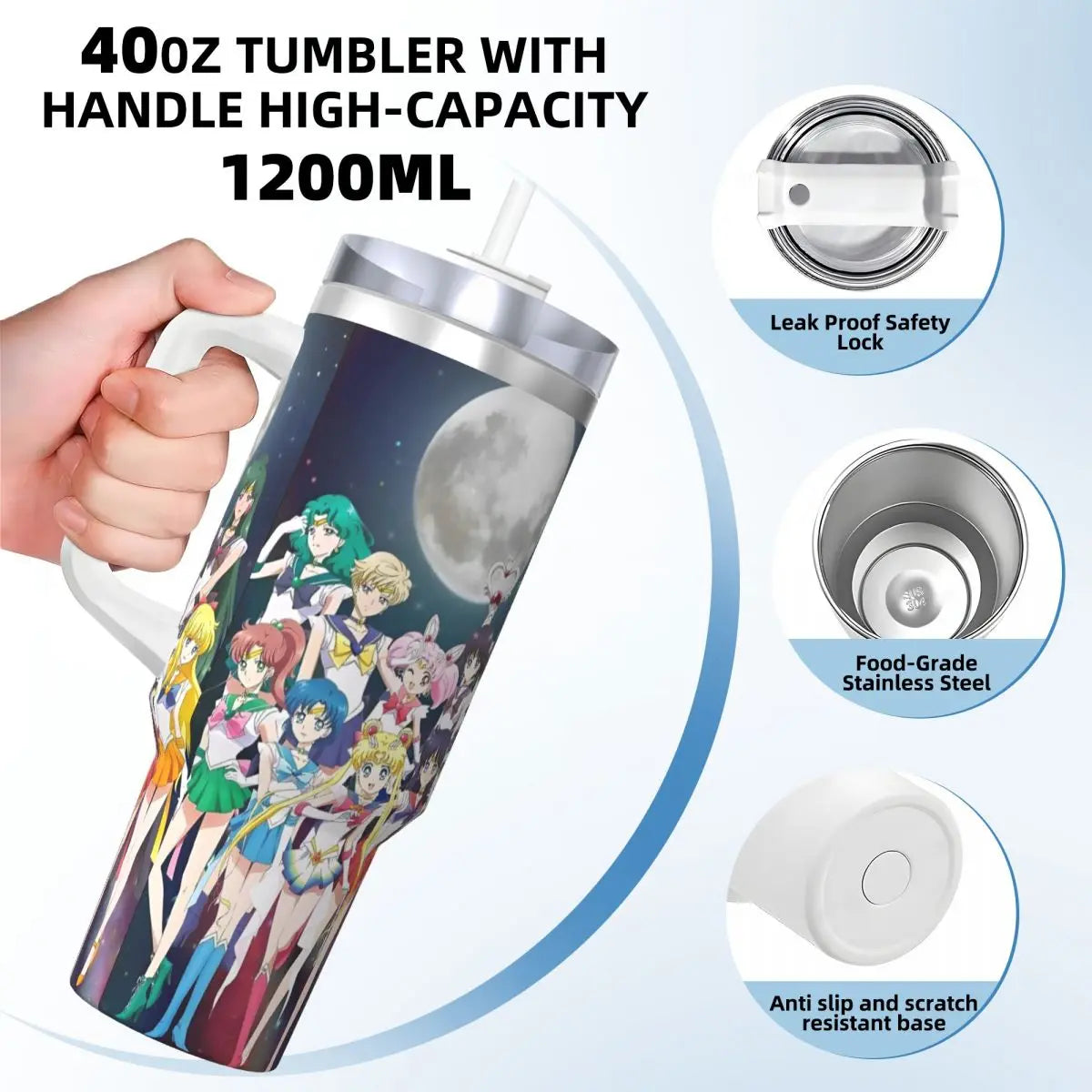 Sailor Moon Anime Tumbler Mug