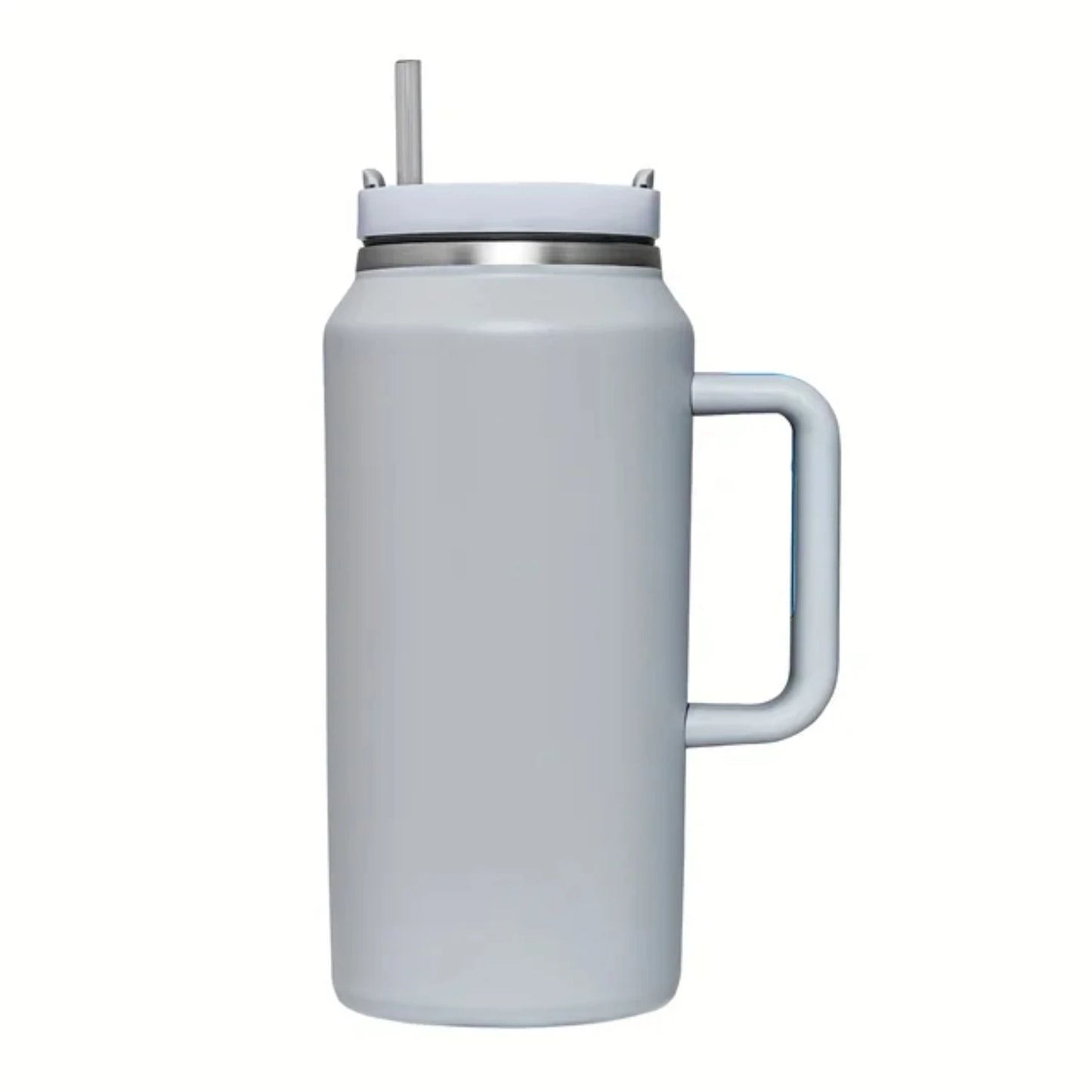 Mom’s Hydration Hero – 64oz Mega Stainless Tumbler with Straw & Handle